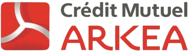 Logo Crédit Mutuel ARKEA collaborateur de Traiteur Le Manac'h